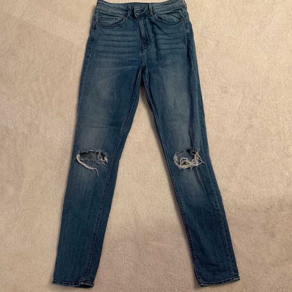 High rise jeans
